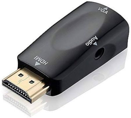 Adaptador Convertidor Hdmi a Vga + Audio